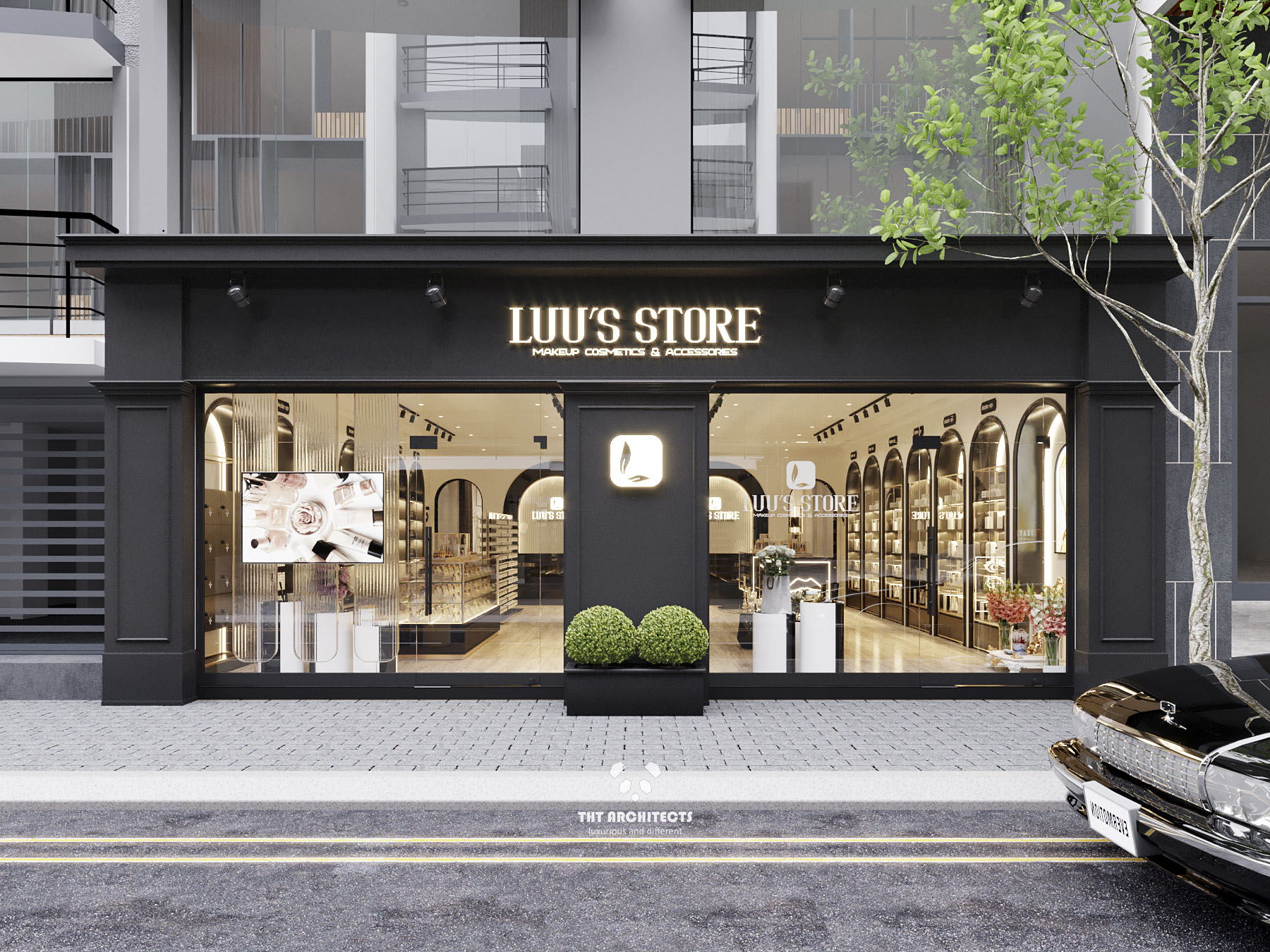 tht arichitects - luu's store - mặt tiền